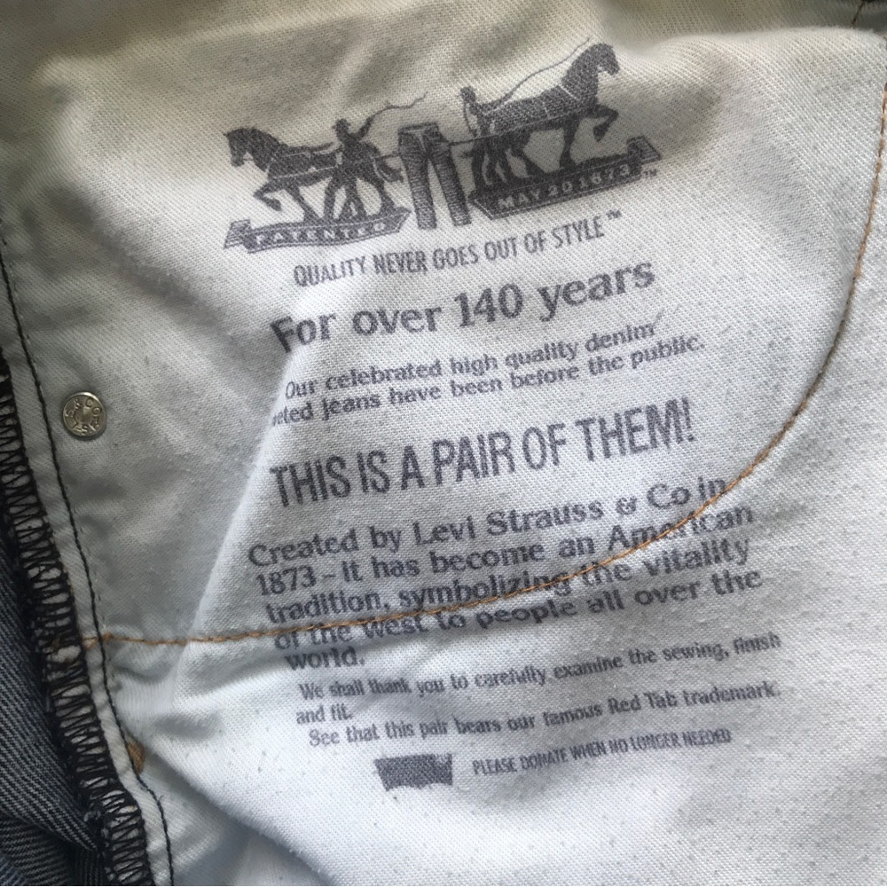 Levi’s 505 Regular Fit Men’s Denim Jeans - Picture 9 of 9